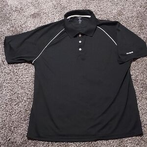 Reebok Men's Black Polo Shirt